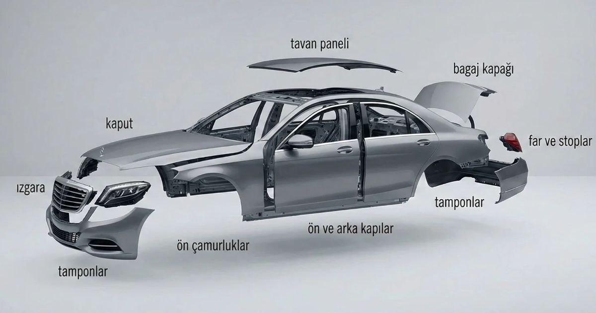 Kazalı Araçta Hangi Parçalar Daha Kritik?